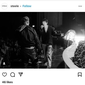 Steele distressed black cardigan